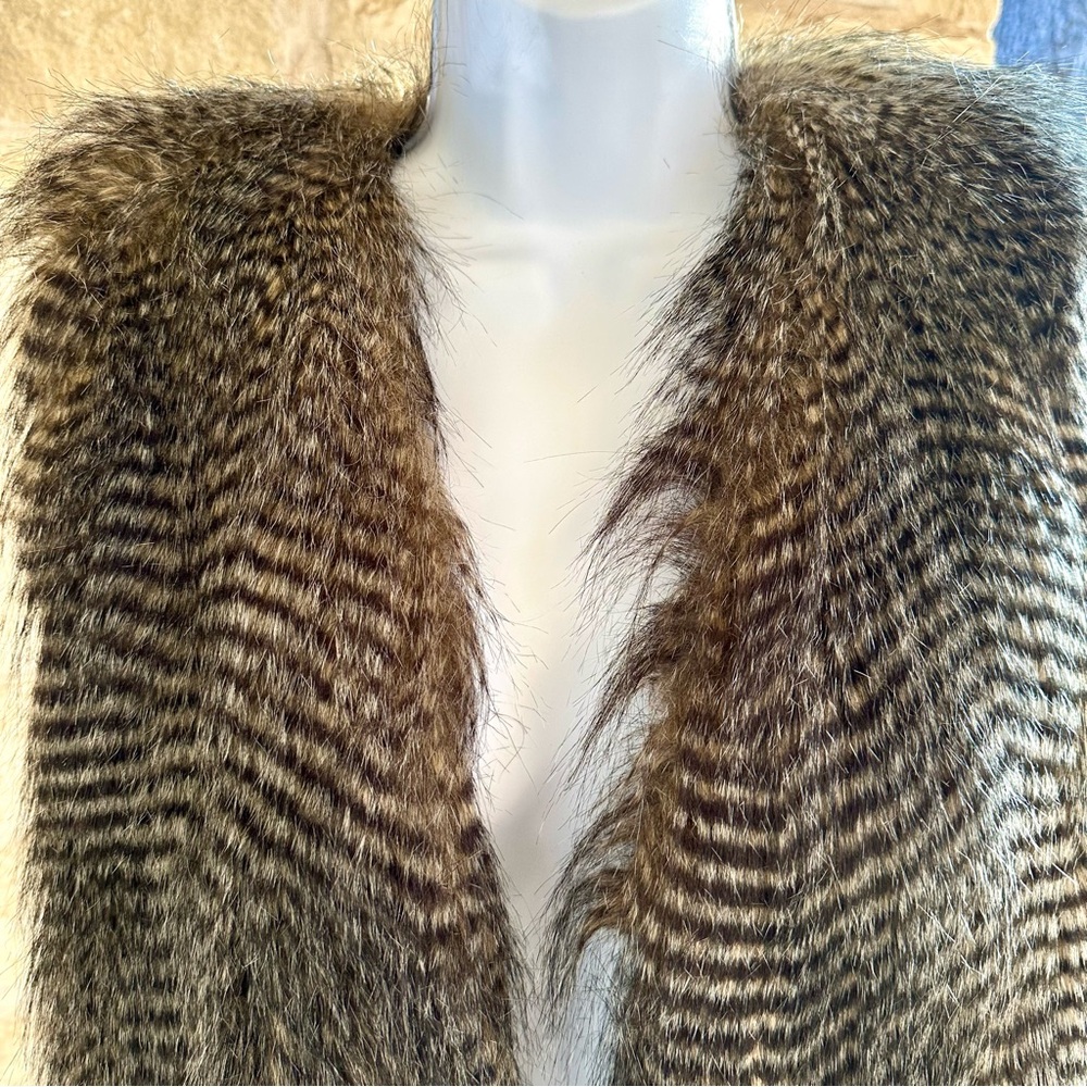 Forever 21 Brown Faux Fur Teddy Jacket - Picture 2 of 6